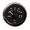 Vdo Marine 2-1/16" (52mm) ViewLine Voltmeter - 8-16V - Black Dial -Bezel A2C59512545